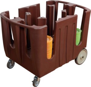 Carrinho de stock de platos de polietileno 1090x720x800