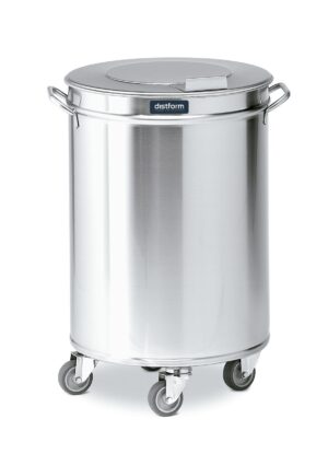 Cubo com tapa independiente e 4 ruedas (capacidad 95 l.)