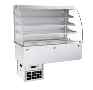 Vitrina Buffet refrigerada mural encastrable GN 4/1