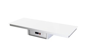 Placa quente de vidro templado Blanco 2 GN sem marco