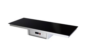 Placa quente de vidro templado 5 GN sem marco