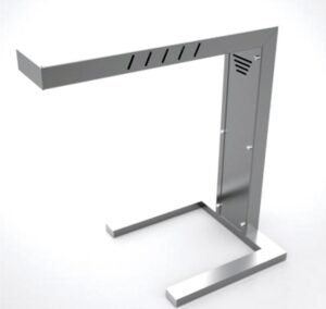 Pantalla mantenedora de calor 500x320x500 com base