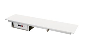 Placa quente Showcooking para 3 platos Blanca