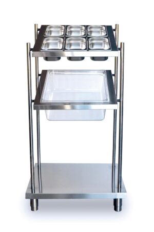 Dispensador de cubiertos, vasos e bandejas 800x700x1500