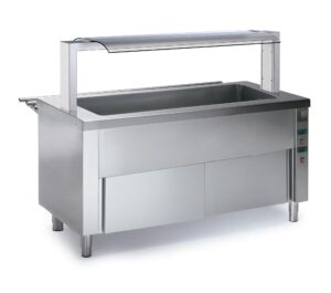 Self Infantil banho-maria seco 1200x700x850 com reserva quente