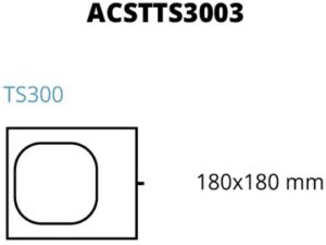 MOLDE TS300 1 ENTRADA 180 x 180 mm (ACSTTS3003)