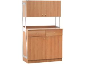MÓVEIS ALTOS PARA QUARTO DUPLO - NOGUEIRA - MÓVEL DE PAREDE (ML3212SSP)