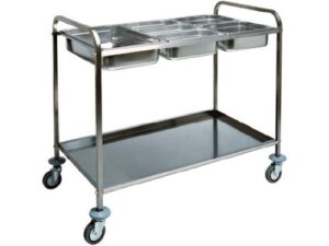 CARRINHO PORTA-PANELAS INOX - 3xGN1/1-6x GN1/2-9x GN1/3 (CA1387)