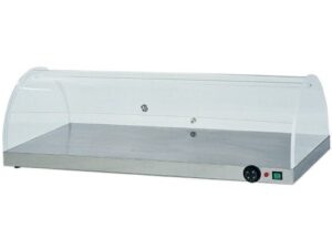 HOT TOP EM AÇO INOXIDÁVEL COM CÚPULA PLX SEMICIRCULAR (PCC4730)