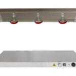 AÇO INOXIDÁVEL HOT TOP 3 LÂMPADAS INFRAVERMELHAS + FICHA REINO UNIDO (PCI4713)