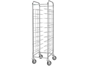 CARRINHO PORTA BANDEJAS EM INOX - 10 BANDEJAS (CA1455)