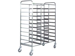 CARRINHO DE BANDEJAS EM AÇO INOX - 30 BANDEJAS (CA1470)