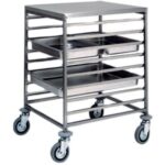 CARRINHO BANDEJA INOX 8xGN2/1 ou 16xGN1/1 (CA1477)