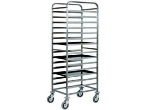CARRINHO DE BANDEJAS DE PASTELARIA INOX - 14 BANDEJAS (CA1482)