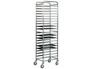 CARRINHO BANDEJAS PASTELARIA INOX - 20 BANDEJAS (CA1482T20)