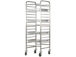 CARRINHO PARA BANDEJAS REFORÇADO EM AÇO INOXIDÁVEL 14xGN2/1 ou 28xGN1/1 (CA1486R)