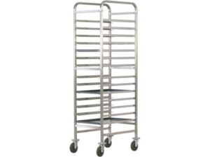 CARRINHO BANDEJA REFORÇADO EM AÇO INOXIDÁVEL 14xT.60X40 (CA1492R)