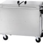 ARMÁRIO TÉRMICO PARA CASA DE BANHO MARIA EM AÇO INOX COM TAMPAS 2xGN1/1 (CT1765)