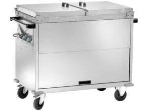 ARMÁRIO TÉRMICO PARA CASA DE BANHO MARIA EM AÇO INOX COM TAMPAS - DIFERENTES TEMPERATURAS 2xGN1/1 (CT1765TD)