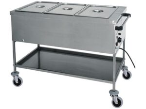 CARRINHO TÉRMICO INOX RESISTÊNCIA A SECO 3xGN1/1 (CTS1761)