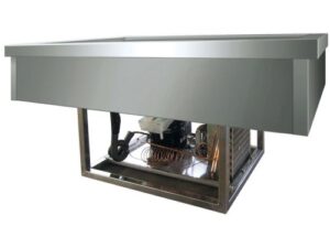 TAÇA EMBUTIDA REFRIGERADA EM AÇO INOX 4x1/1 -5 °C (G-VRI411F)