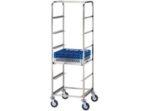 CARRINHO CESTO INOX - 6 LUGARES (CP1442)