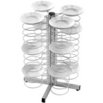 RACK CONTADOR DE PRATOS - 48 PRATOS 18/23 - GRADES CROMADAS (CA1436)