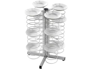 RACK CONTADOR DE PRATOS - 48 PRATOS 18/23 - GRADES CROMADAS (CA1436)