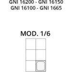 BANDEJA INOX 1/6 100h (GNI16100)