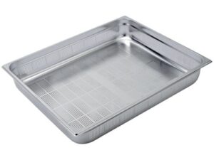 Tabuleiro Perfurado em Aço Inox GN 2/1, 100 mm