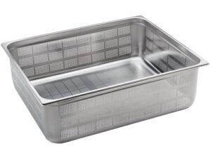 BANDEJA TOTALMENTE PERFURADA EM AÇO INOX 2/1 200h (GNT21200)