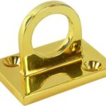 GANCHO DE PAREDE DOURADO PARA CABO DE HASTE (GA5144D)