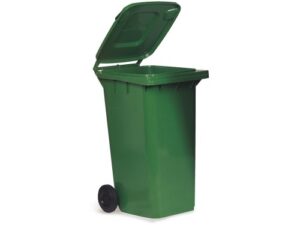 LIXO DE POLIETILENO COM RODAS - VERDE (AV4676)