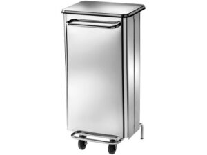 CAIXA DE LIXO RETANGULAR 100L RODAS/PEDAL (AV4652)