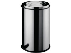 CAIXA DE LIXO COM PEDAL REDONDO 80L (AV4663)