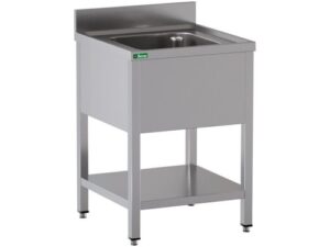 PIA ABERTA EM AÇO INOX -1 TAÇA 80x70x95cm (GD87BM1A)