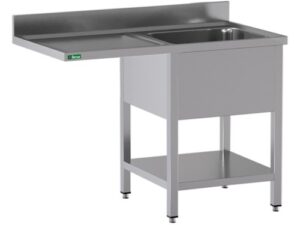 PIA CANTILEVER AÇO INOX - 1 TAÇA 120x70x95cm (GDS127R1DW)