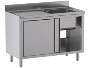 ARMÁRIO PIA -1 TIGELA -ESCORO 140x70x95cm (GDS147R1CS)