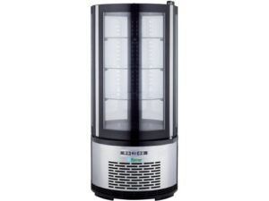 EXPOSITOR REFRIGERADO REDONDO VENTILADO EM AÇO INOX +2+8°C (ARC100B)