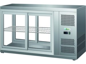 ARMÁRIO DE BALCÃO REFRIGERADO VENTILADO EM AÇO INOX +2+8°C (G-HAV111)
