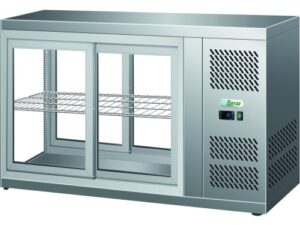 ARMÁRIO DE BALCÃO REFRIGERADO VENTILADO EM AÇO INOX +2+8°C (G-HAV91)