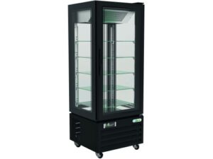 VITRINE REFRIGERADA VENTILADA DE 4 LADOS -18 -22°C PRETA (G-LDC65LB)