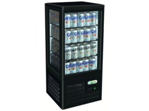 ARMÁRIO VENTILADO REFRIGERADO 4 LADOS +2+8°C PRETO (G-TCBD68B)