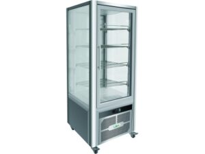 VITRINAS 4 LADOS REFRIGERADAS VENTILADAS EM AÇO INOX +2+8°C (G-VGP400R)