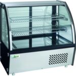 VISOR DE VIDRO CURVO VENTILADO REFRIGERADO +2+8°C (G-VPR120)