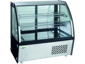 VISOR DE VIDRO CURVO VENTILADO REFRIGERADO +2+8°C (G-VPR120)