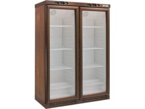 ADEGA ESTÁTICA REFRIGERADA EM MADEIRA +2+8°C/+2+8°C CARBONO (KL2792)