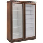 ADEGA ESTÁTICA REFRIGERADA EM MADEIRA +2+8°C/-18-22°C NOZ CLARO/PRETO (KL2794)