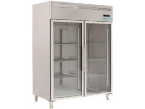 ARMÁRIO REFRIGERADO VENTILADO MONOBLOCO COM PORTAS DE VIDRO 0°+8°C FORCOLD (M-GN1410TNG-FC)