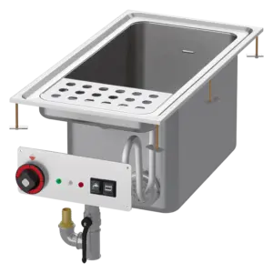 Panela elétrica para massas com carregamento automático de água